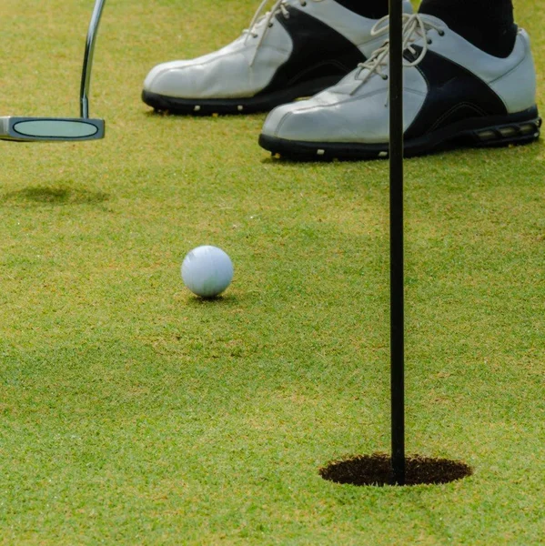 Em um campo de golfe — Fotografia de Stock