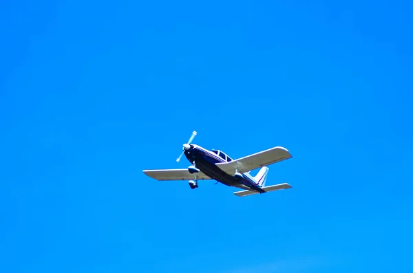 Action am Himmel während einer Flugshow — Stockfoto