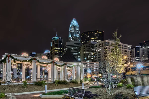 Charlotte city skyline — Stock Photo, Image