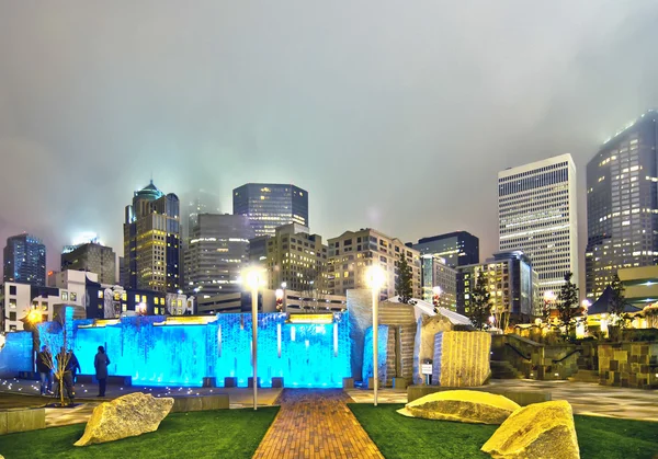 Charlotte skyline cidade — Fotografia de Stock