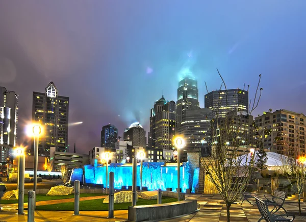 Charlotte skyline della città — Foto Stock