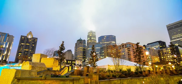 De skyline van de stad van Charlotte — Stockfoto