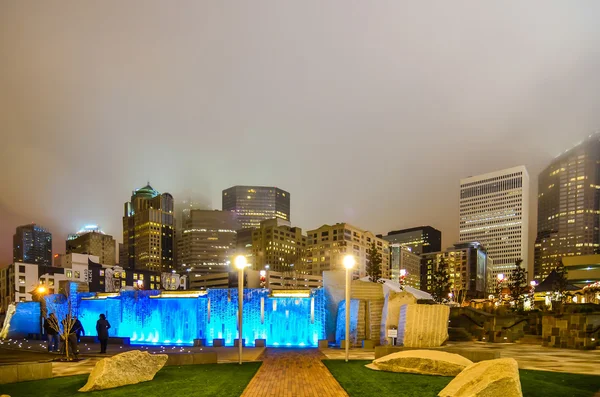 Ciudad de Charlotte skyline — Foto de Stock