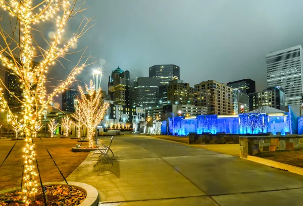 Charlotte skyline cidade — Fotografia de Stock