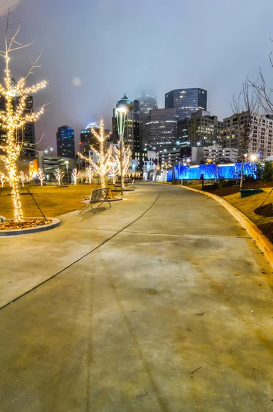 Charlotte city skyline — Stock Photo, Image