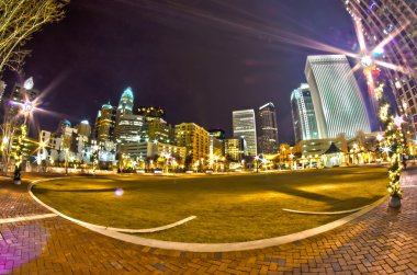 27 Aralık 2014, charlotte, nc, Amerika Birleşik Devletleri - charlotte skyline r yakın