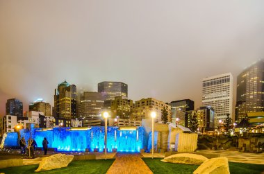 27 Aralık 2014, charlotte, nc, Amerika Birleşik Devletleri - charlotte skyline r yakın