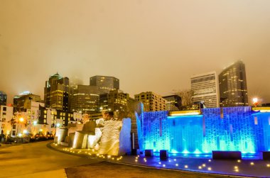 27 Aralık 2014, charlotte, nc, Amerika Birleşik Devletleri - charlotte skyline r yakın