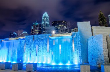 27 Aralık 2014, charlotte, nc, Amerika Birleşik Devletleri - charlotte skyline r yakın