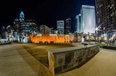 27 Aralık 2014, charlotte, nc, Amerika Birleşik Devletleri - charlotte skyline r yakın