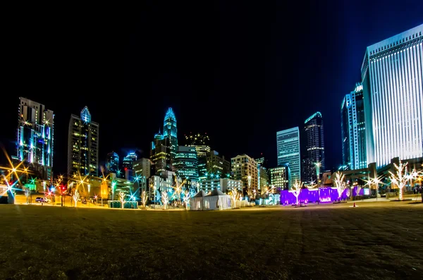 Panoramę miasta Charlotte north carolina — Zdjęcie stockowe