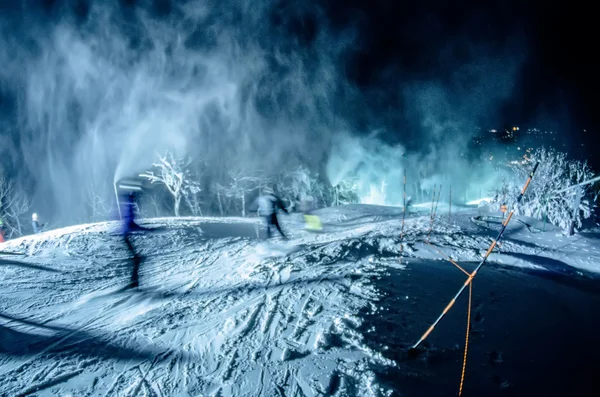 Kuzey Carolina Şeker Dağı Kayak Merkezi Kış 2014 — Stok fotoğraf