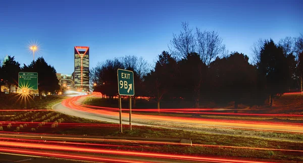 Temprano en la mañana en Charlotte NC — Foto de Stock