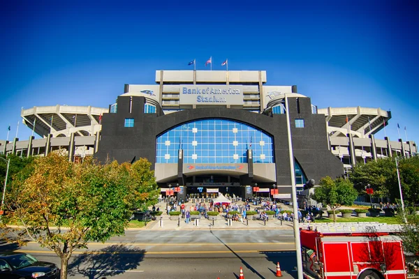 Charlotte, nc - October 10,2014 - panthers nfl stadium — Stock Photo, Image