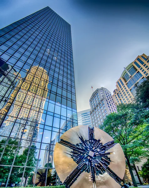 City streets of charlotte north carolina — Stock Photo, Image