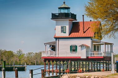 edenton roanoke river feneri NC kasabası