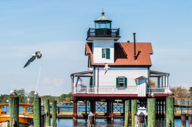 edenton roanoke river feneri NC kasabası