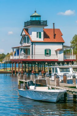 edenton roanoke river feneri NC kasabası