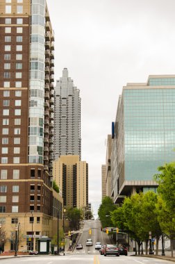 Atlanta şehir merkezi, Georgia ABD silueti