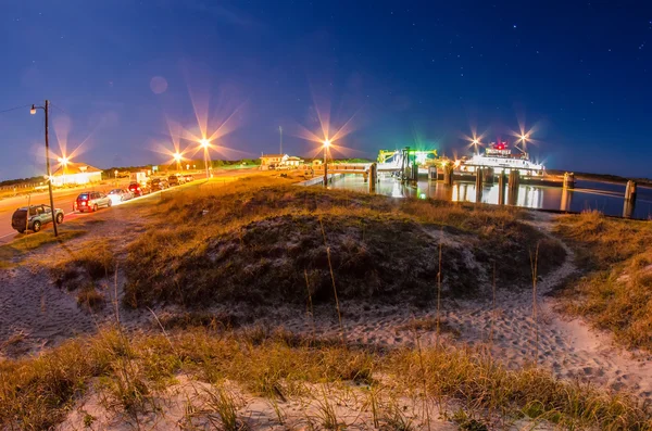 Ocracoke-Insel bei Nacht — Stockfoto