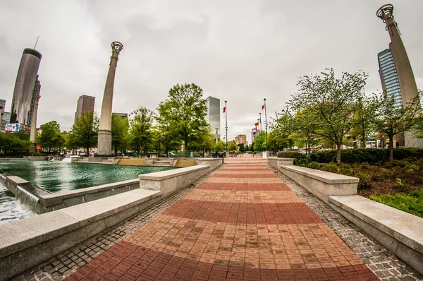 Downtown Atlanta, Georgia USA panorama — Stock fotografie
