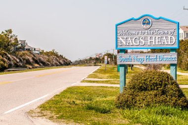 town of nags head scenes on outer banks nc clipart