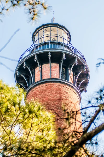 Currituck Beach farol nos bancos exteriores da Carolina do Norte — Fotografia de Stock