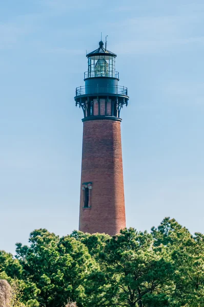 Kuzey Carolina dış bankalar Currituck plaj deniz feneri — Stok fotoğraf