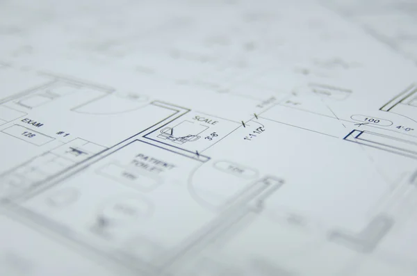 建筑绘图项目设计背景 — 图库照片