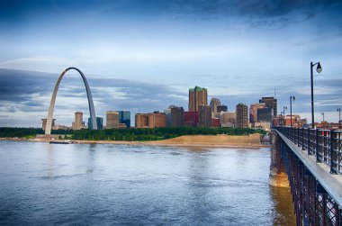 sabah erken cityscape st. louis missouri devlet Skyline