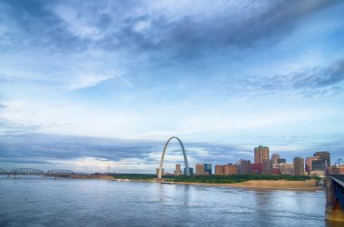 sabah erken cityscape st. louis missouri devlet Skyline