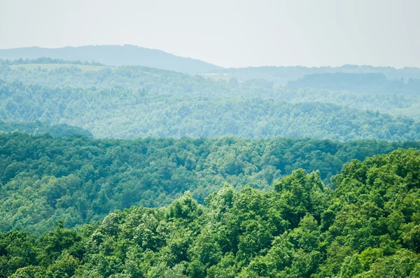 Along the Blue Ridge Parkway south of Roanoke — Stock Photo, Image