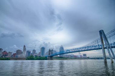 Cincinnati manzarası. cincinnati manzarası ve tarihi joh görüntüsü