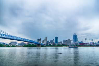 Cincinnati manzarası. cincinnati manzarası ve tarihi joh görüntüsü