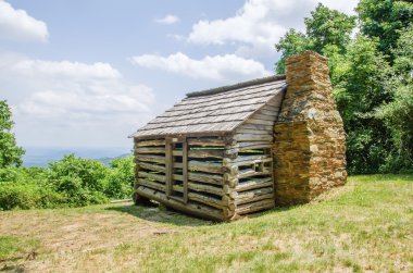 Batı Virginia'da blue ridge parkway boyunca bakış
