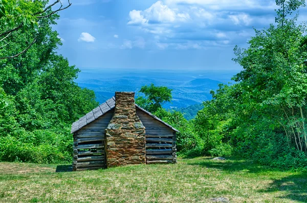 Batı Virginia'da blue ridge parkway boyunca bakış