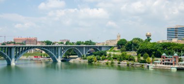 knoxville, tennessee sayısı güneşli günü şehir merkezinde