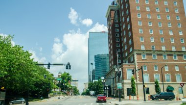 knoxville, tennessee sayısı güneşli günü şehir merkezinde
