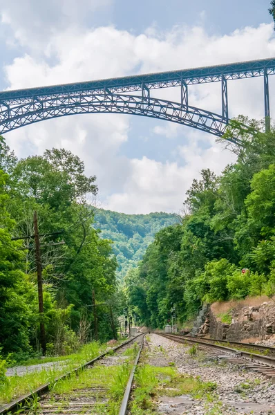 Ponte New River Gorge da Virgínia Ocidental carregando EUA 19 — Fotografia de Stock