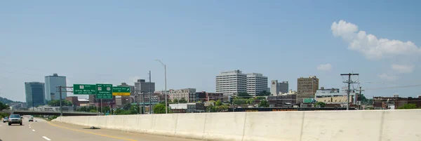 Vistas del centro de Knoxville Tennessee en un día soleado — Foto de Stock