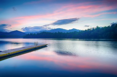 Lake santeetlah büyük smoky Dağları Kuzey Carolina