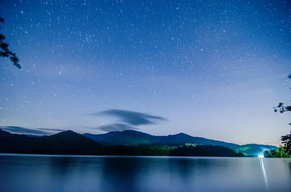 Lake santeetlah in great smoky mountains north carolina — Stockfoto