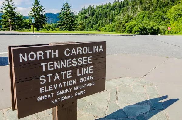 Parc national des monts Great Smoky sur la Caroline du Nord tennessee — Photo