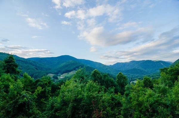 Völgy közelében maggie völgy Észak-Karolina — Stock Fotó