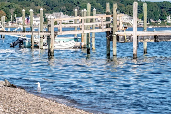 Scènes Rond Stad Van Oost Greenwich Rhode Island Greenwich Bay — Stockfoto