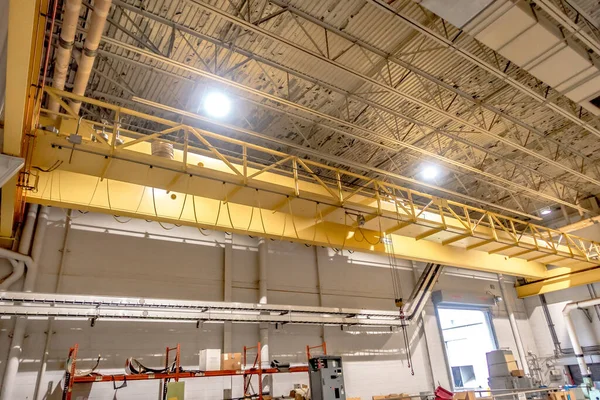 Overhead Crane Bridge Crane Include Hoist Lifting Transportation Manufacturing Production — Stock Photo, Image