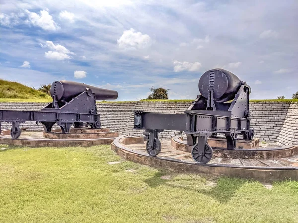 Cenas Fort Moultrie Ilha Sullivan Charleston Carolina Sul Guerra Revolucionária — Fotografia de Stock