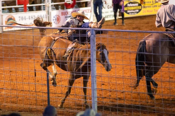 Cowboy Rodeo Meisterschaft Abend — Stockfoto