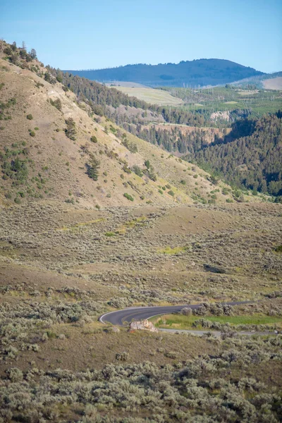 Beautiful Scenery Mammoth Hot Spring Yellowstone — Stock Photo, Image