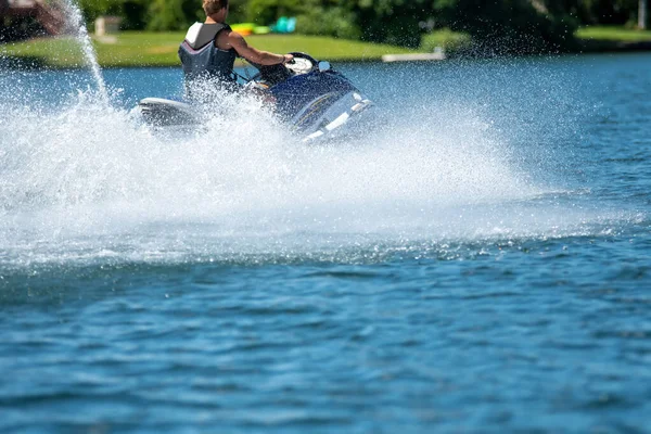 Water Jet Rider Jet Skiing — Stock Photo, Image